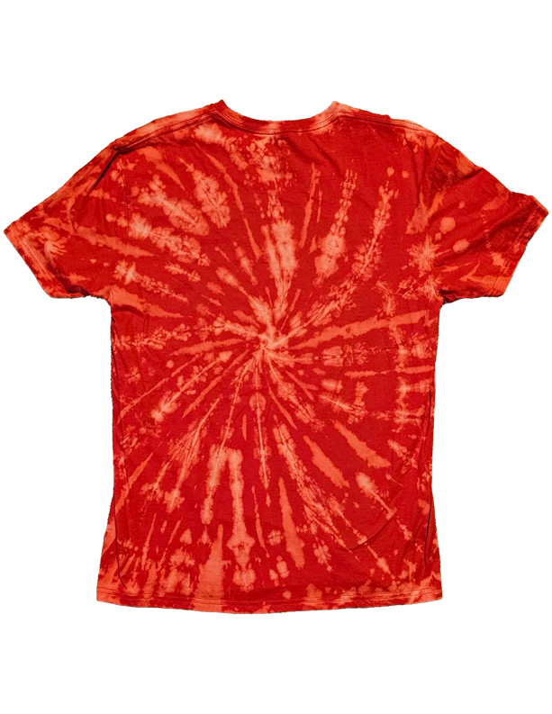 James Droz "WHAT HAPPENEDDUHHH?!?!?" Red tie-dye shirt, jamesdrozmerch.shop