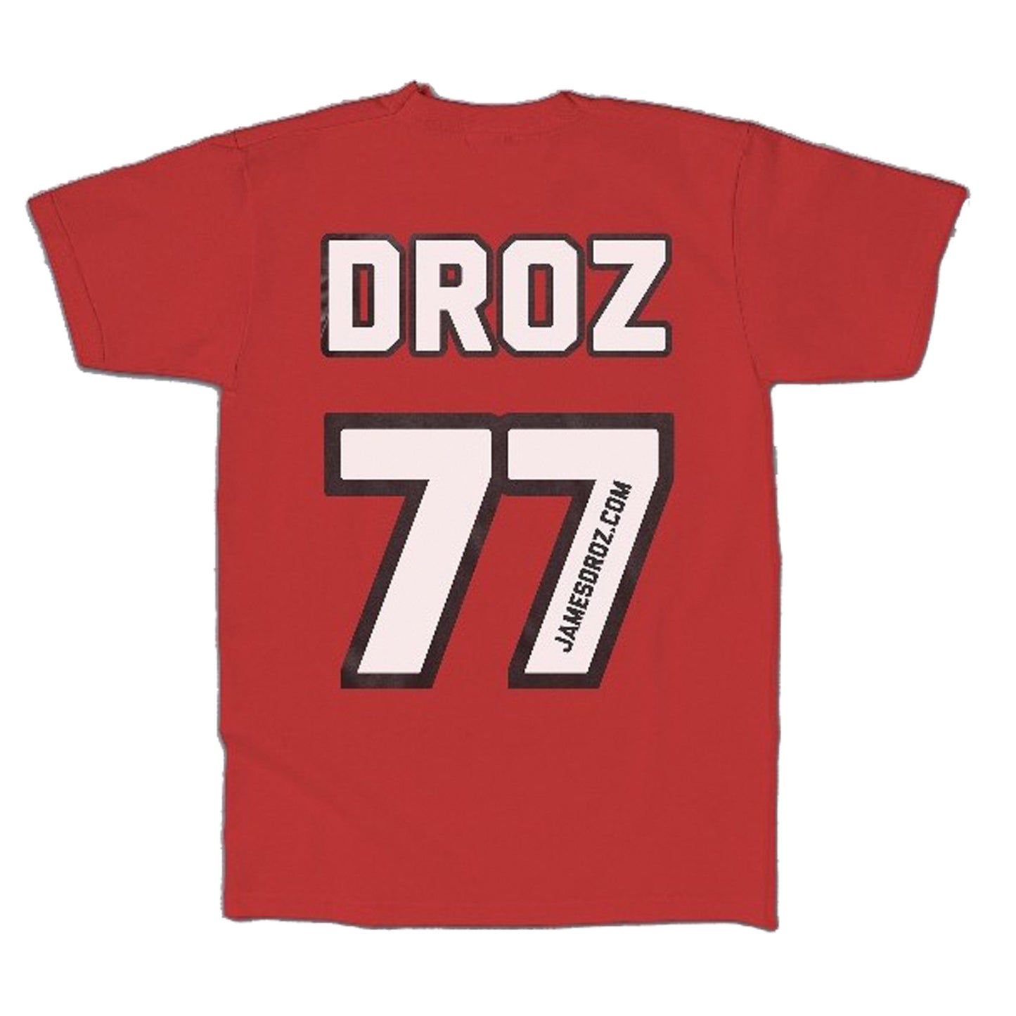 Special Edition - Drafting with Droz T-shirt - Red, jamesdrozmerch.shop