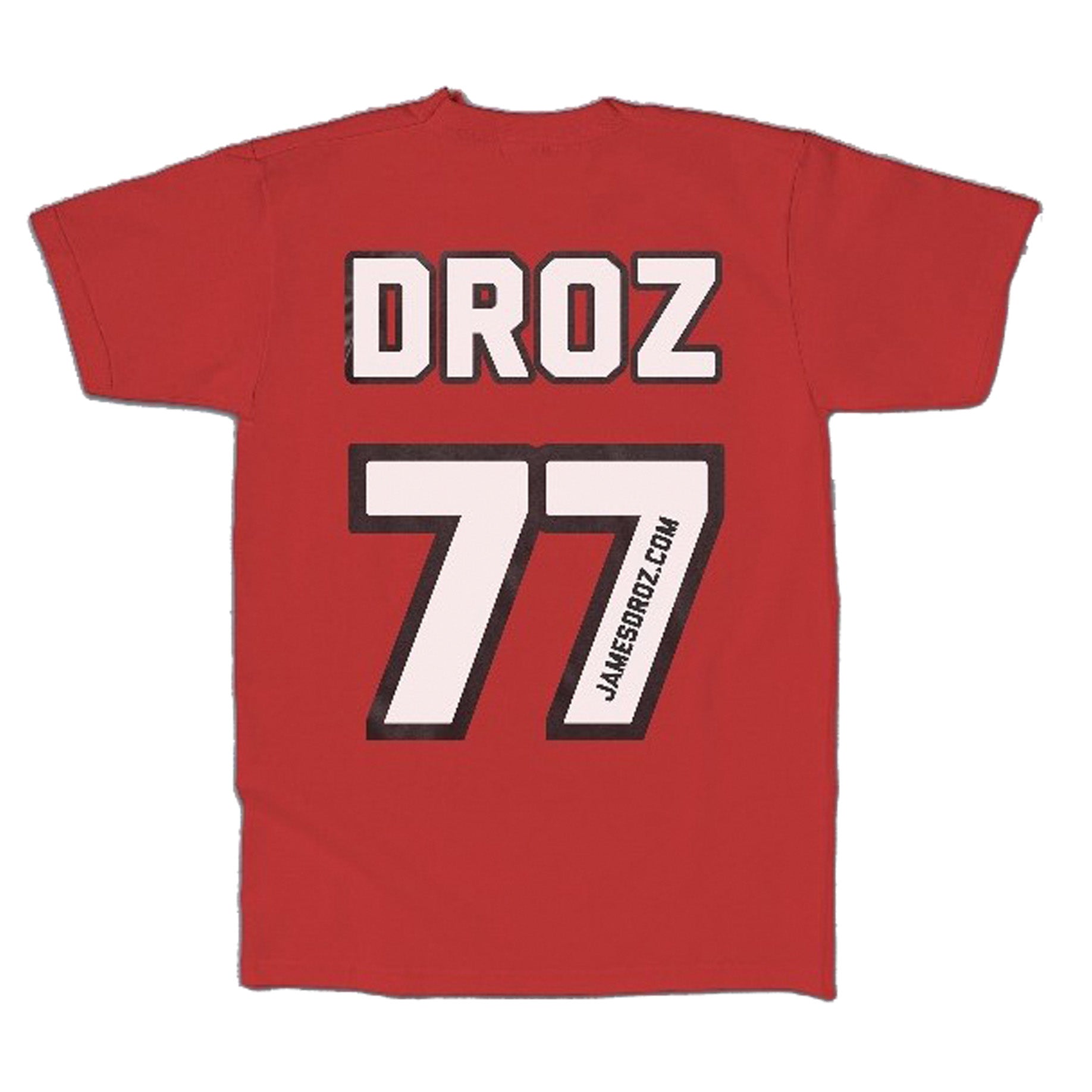 Special Edition - Drafting with Droz T-shirt - Red, jamesdrozmerch.shop